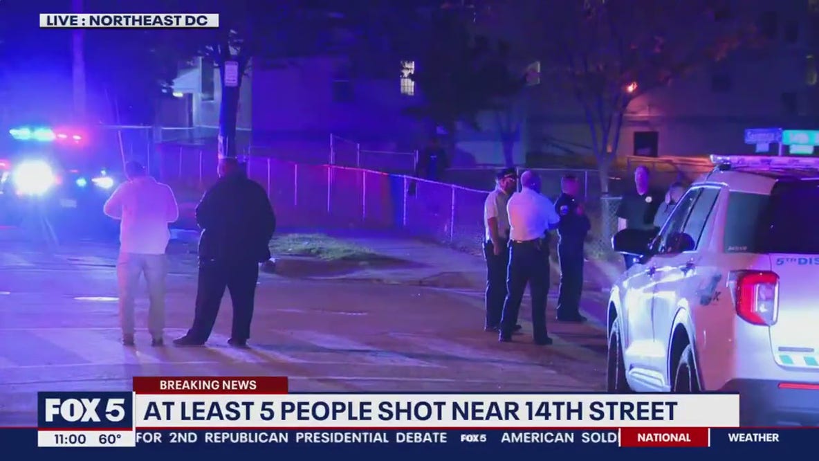 At least 5 people shot, 2 dead near 14th Street